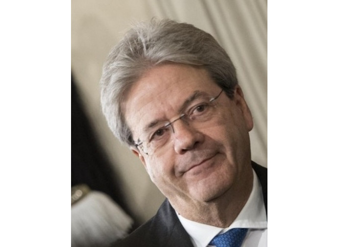 Il premier Paolo Gentiloni Il premier Paolo Gentiloni