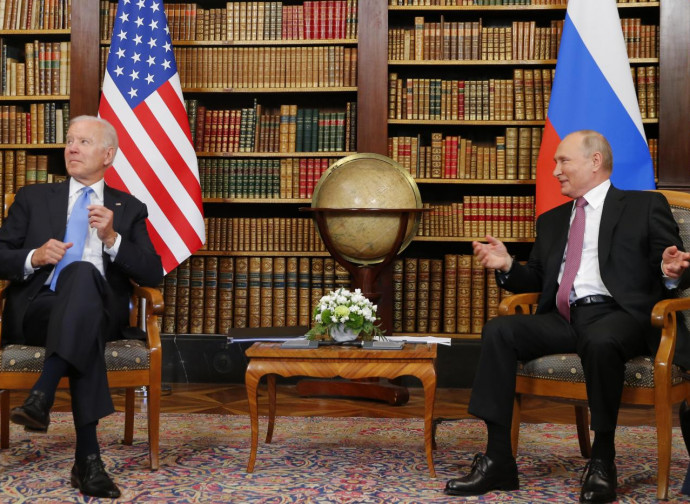 Biden e Putin nello scorso colloquio di Ginevra Biden e Putin nello scorso colloquio di Ginevra