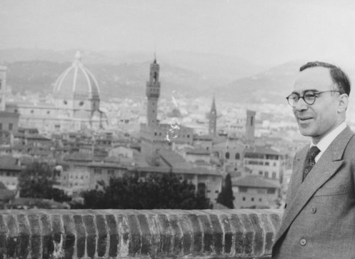 Giorgio La Pira e i tetti di Firenze