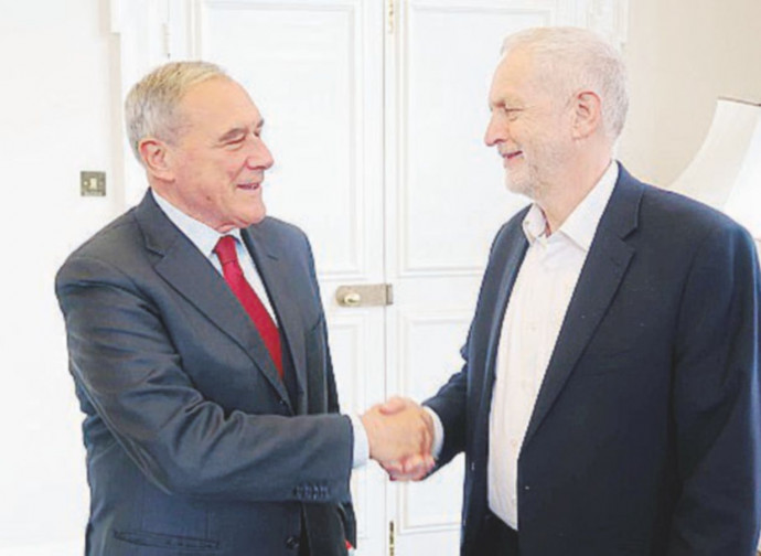 Grasso e Corbyn Grasso e Corbyn