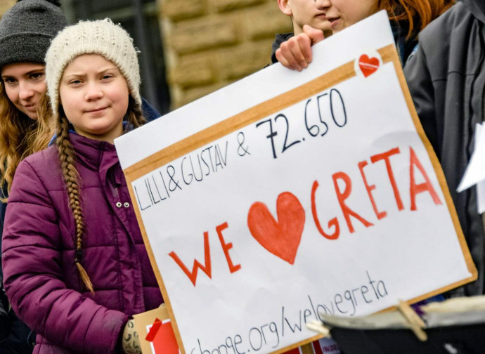 Greta, l'attivista anti-climate change Greta, l'attivista anti-climate change