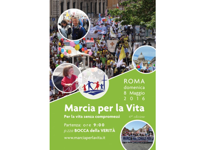 La Marcia per la vita dell'8 maggio a Roma