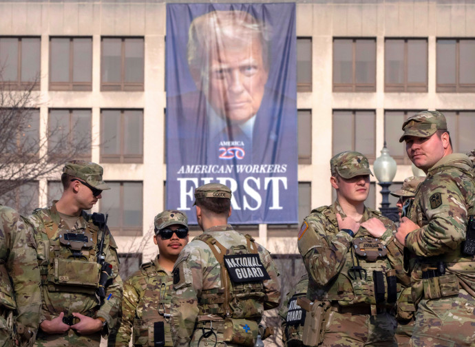 Guardia Nazionale a Washington DC (AP)