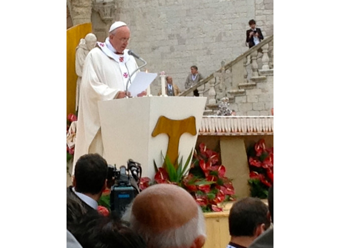 Papa Francesco ad Assisi