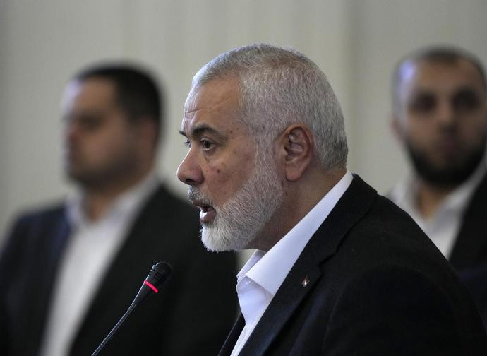 Il leader di hamas, Ismail Haniyeh Il leader di hamas, Ismail Haniyeh