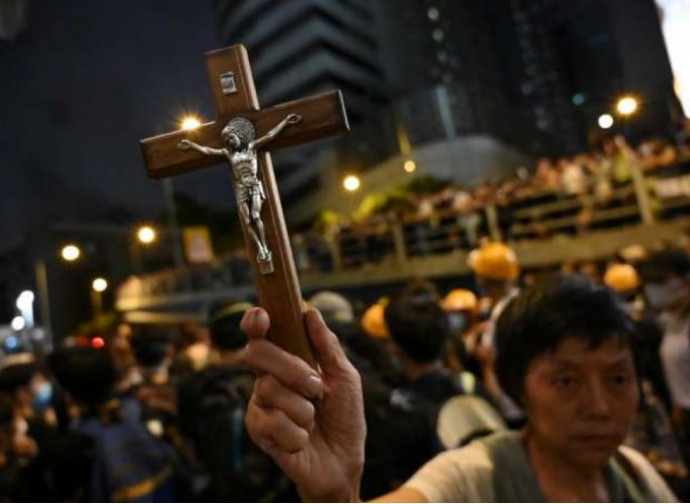 Hong Kong, la manifestazione dei cattolici
