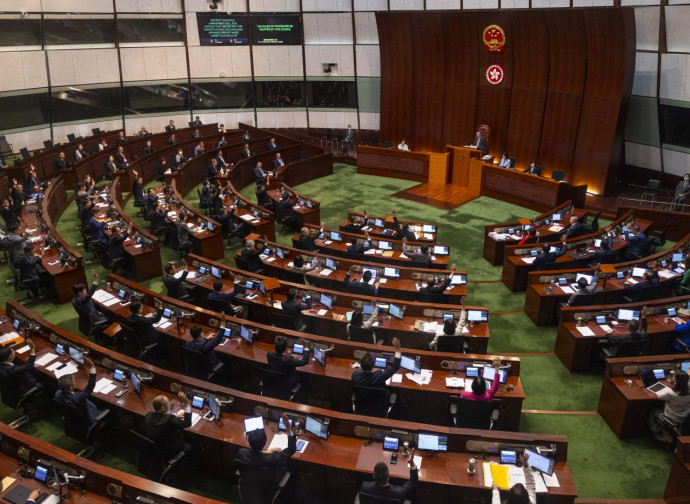 Il "parlamento" di Hong Kong Il "parlamento" di Hong Kong
