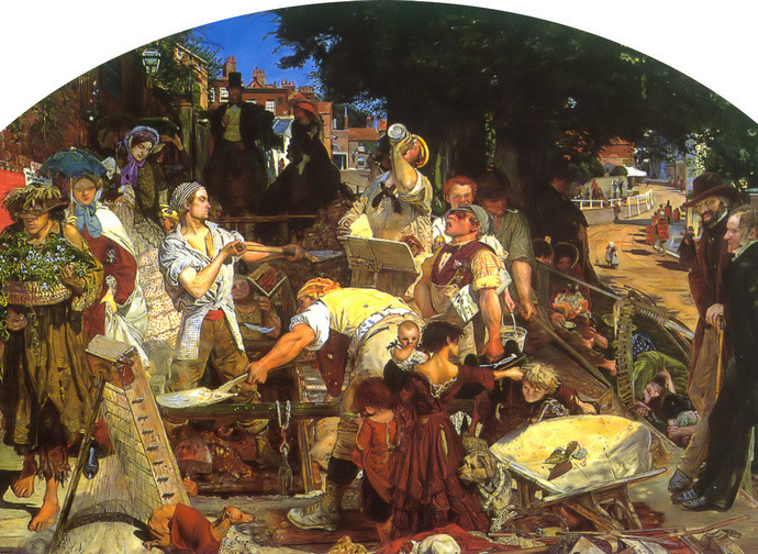 Il lavoro - Ford Madox Brown Il lavoro - Ford Madox Brown
