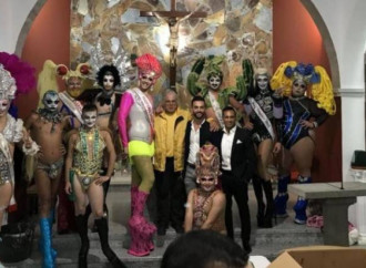 Parroco blasfemo, la chiesa è camerino per le drag queen