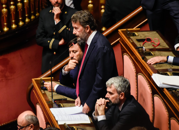 Dario Franceschini parla in Senato (ImagoEconomica) Dario Franceschini parla in Senato (ImagoEconomica)