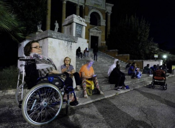 Disabili al salvo dopo il sisma a Ussita Disabili al salvo dopo il sisma a Ussita
