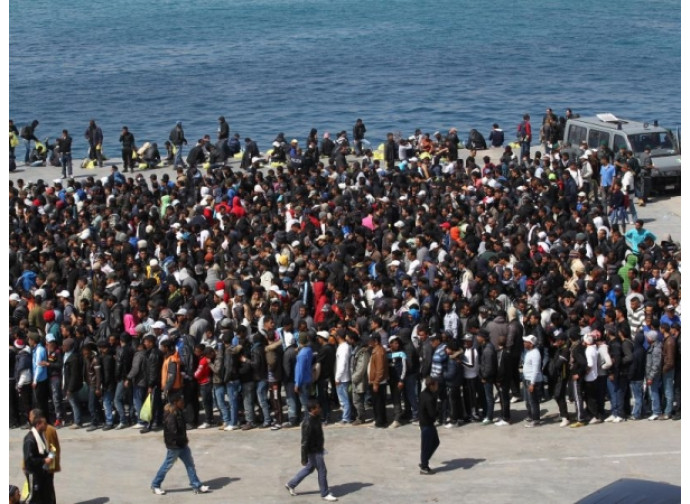 Sbarco a Lampedusa