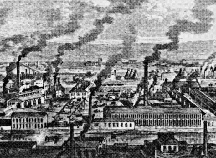 Uno dei primi poli industriali inglesi Uno dei primi poli industriali inglesi