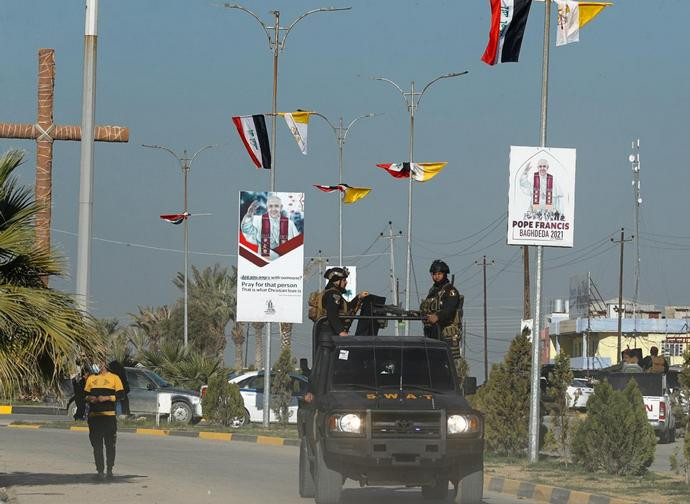 L'attesa del Papa a Qaraqosh