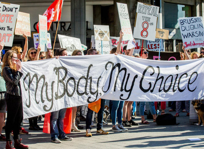 Manifestazione pro aborto in Irlanda