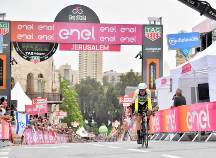 Giro d'Italia partito da Gerusalemme con una cronometro