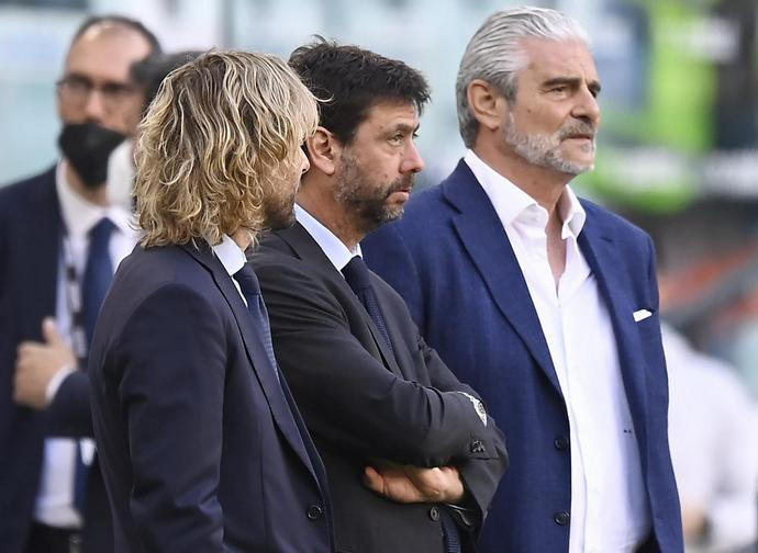 Nedved, Agnelli e Arrivabene