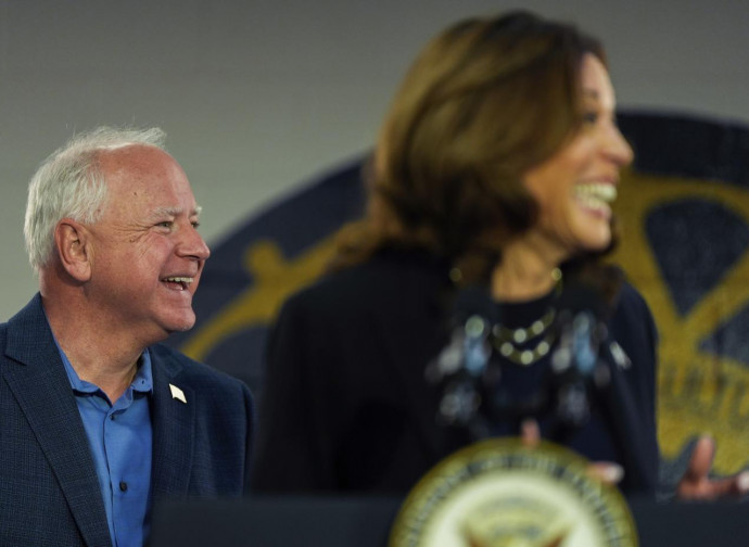 Tim Walz e Kamala Harris (La Presse)