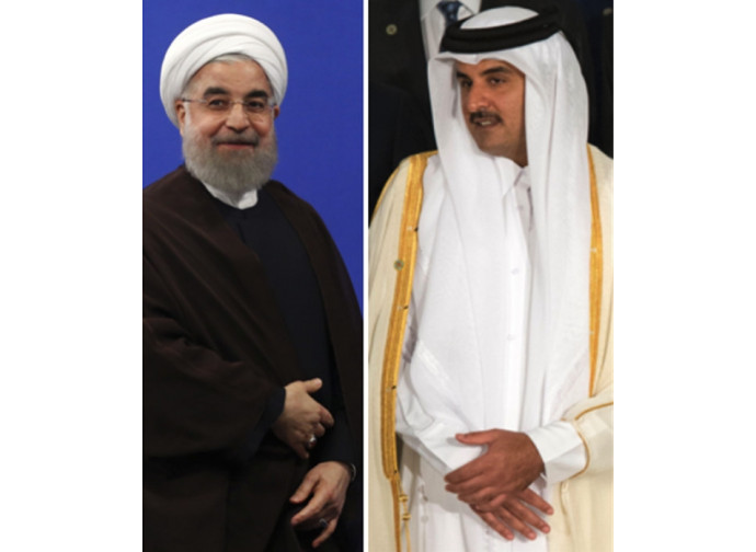 Rouhani e Al Thani Rouhani e Al Thani
