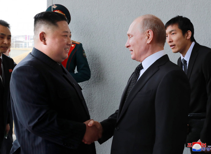 Kim Jong-un e Vladimir Putin Kim Jong-un e Vladimir Putin