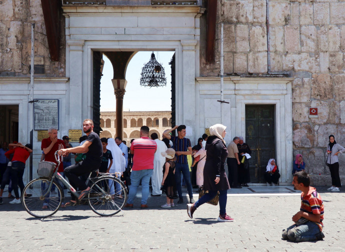 La Grande Moschea degli Omayyadi a Damasco (foto di Elisa Gestri)
