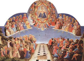 Il Giudizio del Beato Angelico dove c'è chi prega per noi