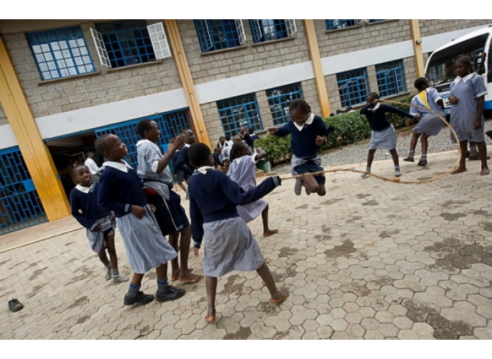 I ragazzi della scuola Little Prince di Kibera