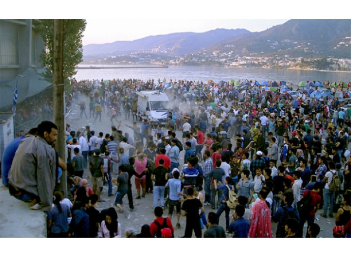 Immigrati a Lesbo Immigrati a Lesbo