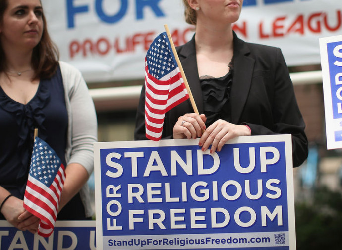 Manifestazione per la libertà di religione