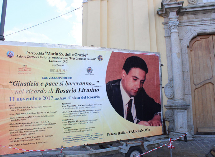 Una recente commemorazione del servo di Dio Rosario Livatino Una recente commemorazione del servo di Dio Rosario Livatino