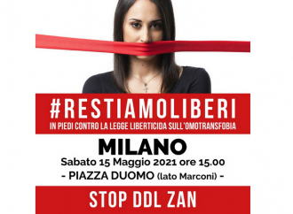 Sabato in piazza a Milano per dire no al Ddl Zan