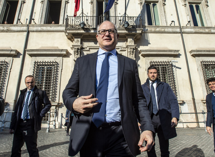 Il ministro dell'Economia Gualtieri