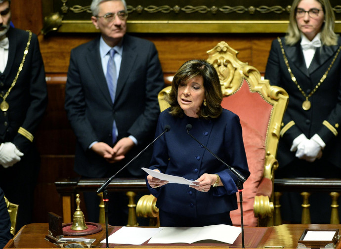 Maria Elisabetta Alberti Casellati neo presidente del Senato Maria Elisabetta Alberti Casellati neo presidente del Senato