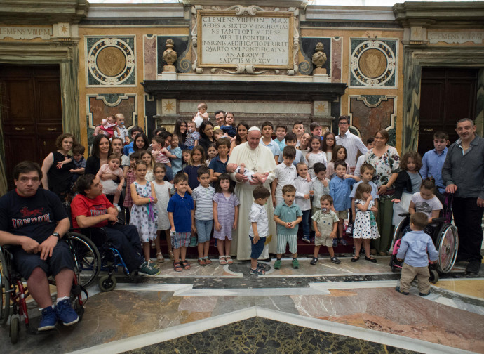 Il Papa incontra il Forumfamiglie