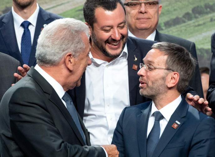 Salvini ieri a Vienna