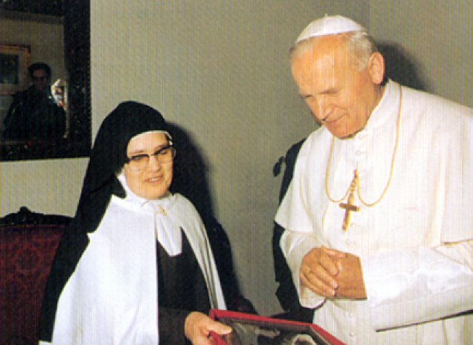 Suor Lucia e Giovanni Paolo II