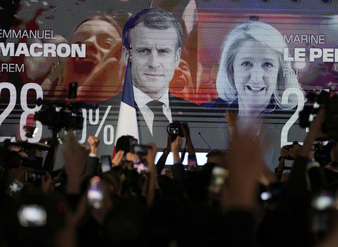 Macron e Le Pen Macron e Le Pen