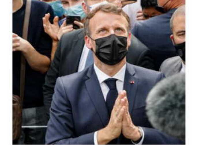 Il presidente Macron a Lourdes Il presidente Macron a Lourdes
