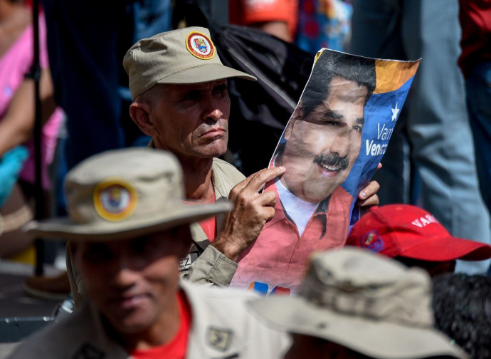 Caracas, manifestazione pro Maduro Caracas, manifestazione pro Maduro
