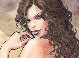 Maria costretta a posare per l'osceno Manara