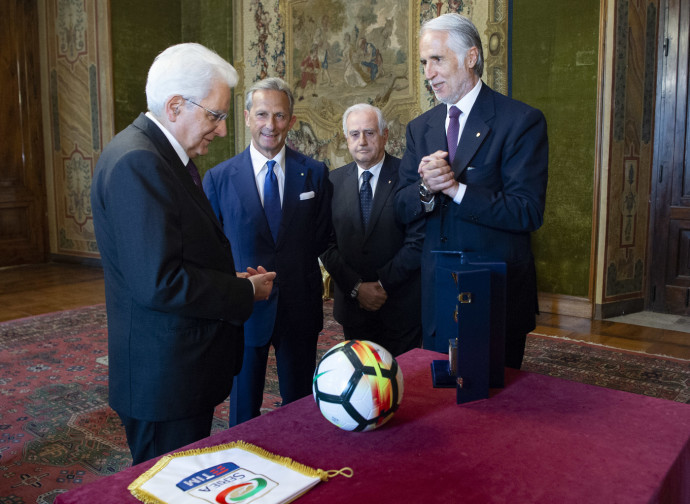 Mattarella e la Coppa Italia Mattarella e la Coppa Italia