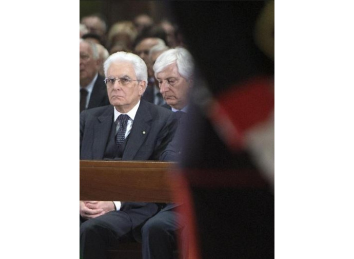 Il presidente della Repubblica Mattarella