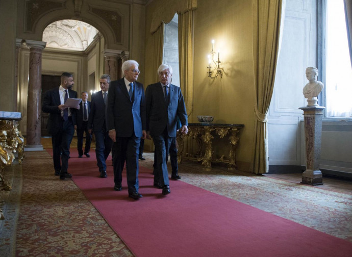 Il presidente Mattarella al Quirinale