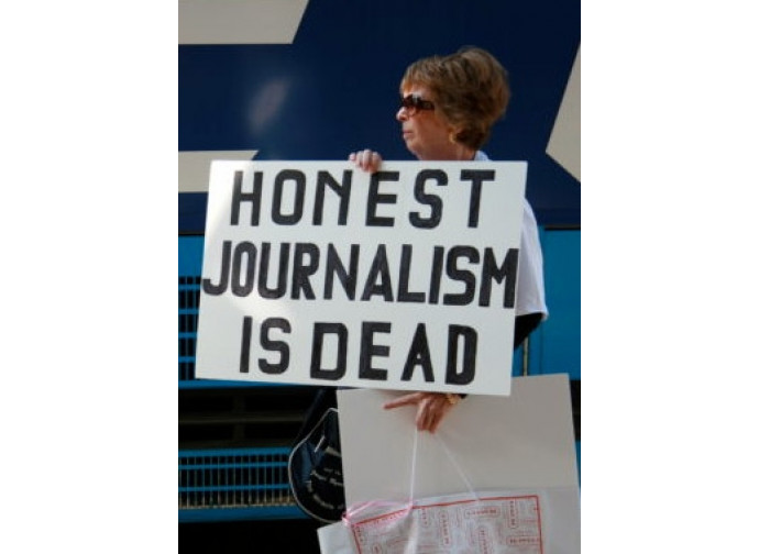 "Il giornalismo onesto è morto"