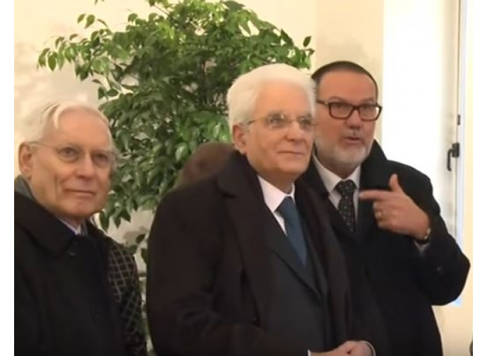 Melloni con Mattarella