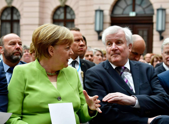 Merkel e Seehofer Merkel e Seehofer