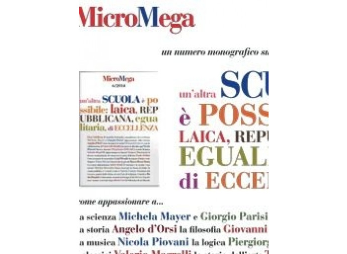 Il nuovo numero della rivista MicroMega