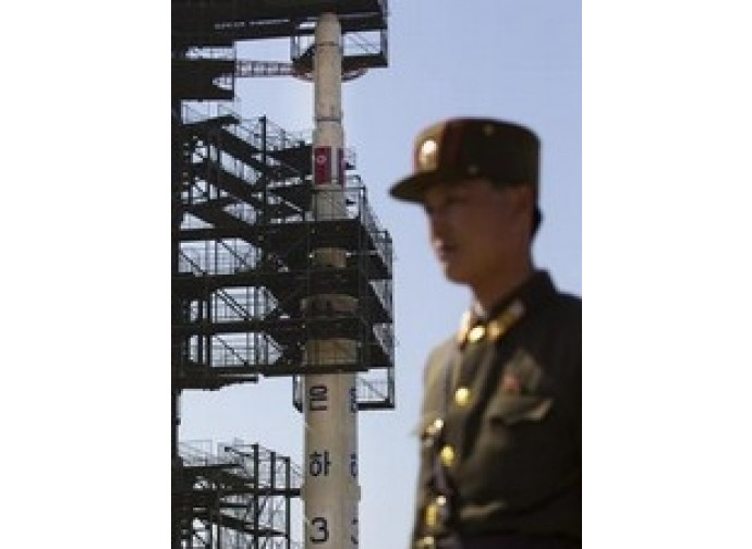 Il missile nordcoreano Unha-3, un fallimento