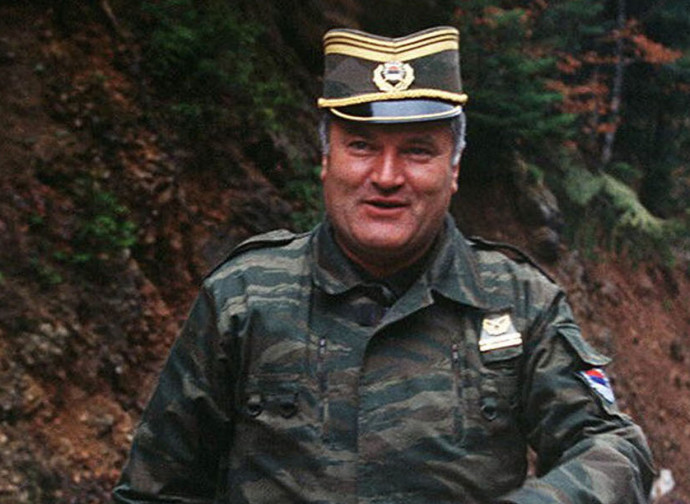 Ratko Mladic, ai tempi del suo comando in Bosnia