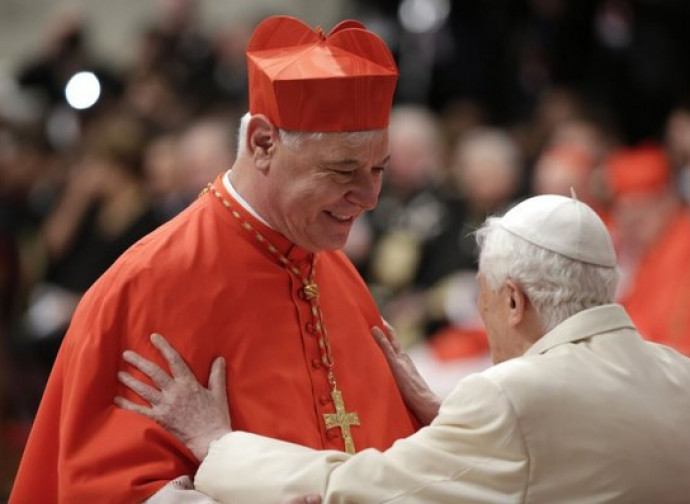 Il cardinale Müller con papa Benedetto XVI
